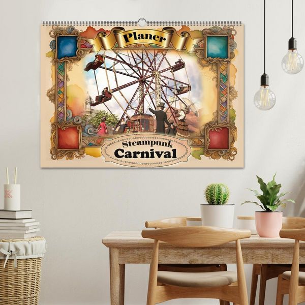 Produktbild: Steampunk Carnival (Wandkalender 2026 DIN A2 quer), CALVENDO Monatskalender