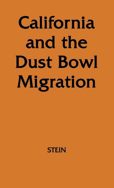 Produktbild: California and the Dust Bowl Migration