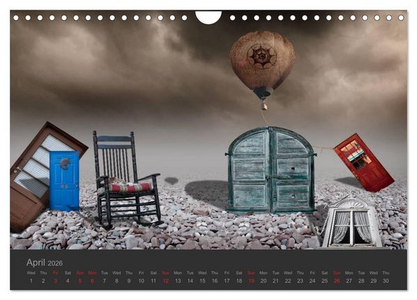 Produktbild: Journey in another World - Surreal Impressions (Wall Calendar 2026 DIN A4 landscape), CALVENDO 12 Month Wall Calendar