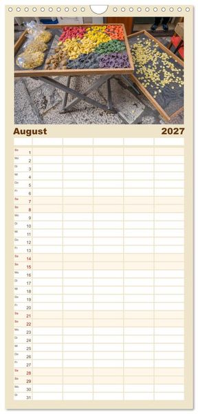 Produktbild: Familienplaner 2027 - Italien - Tief im S&uuml;den mit 5 Spalten (Wandkalender, 21 x 45 cm) CALVENDO