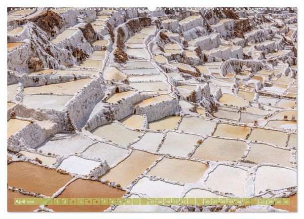 Produktbild: Peru - Bunte Vielfalt von Machu Picchu bis zur Atacama W&uuml;ste (Wandkalender 2026 DIN A2 quer), CALVENDO Monatskalender