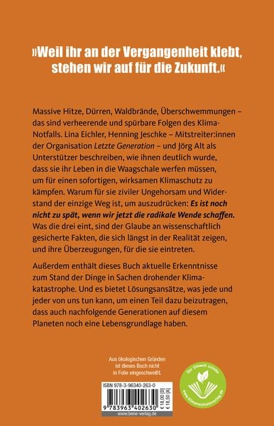 Produktbild: Die letzte Generation &ndash; das sind wir alle