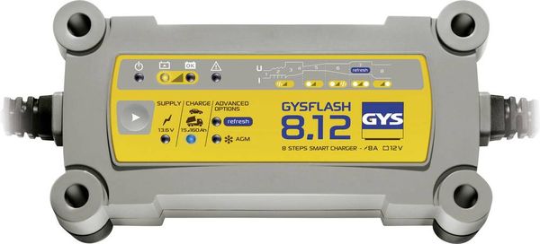 Produktbild: GYS GYSFLASH 8.12 029385 Automatikladeger&auml;t 12V 8A