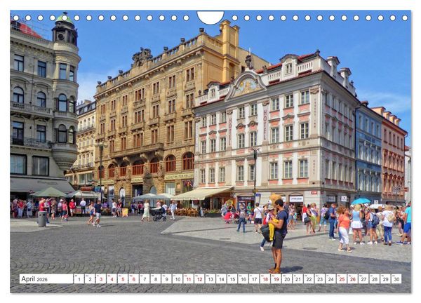 Produktbild: Prag &ndash; Ein perfekter Sommertag in der Goldenen Stadt (Wandkalender 2026 DIN A4 quer), CALVENDO Monatskalender