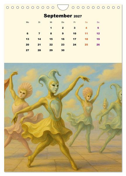 Produktbild: TraumT&auml;nzer - Schritte durch Zeit, Licht und Illusion (Wandkalender 2027 DIN A4 hoch), CALVENDO Monatskalender