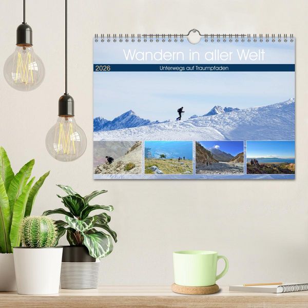 Produktbild: Wandern in aller Welt (Wandkalender 2026 DIN A4 quer), CALVENDO Monatskalender