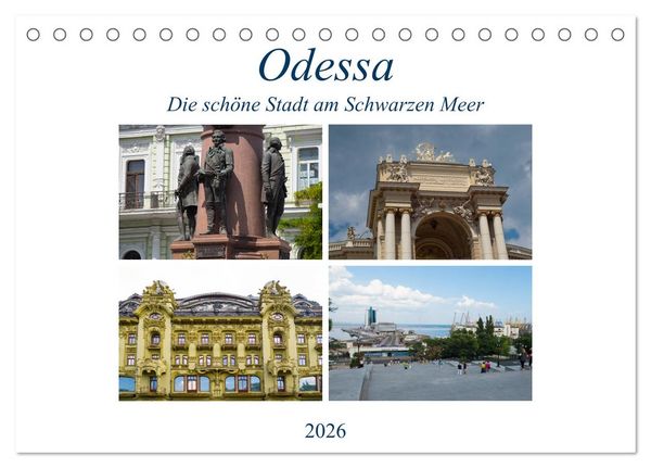 Odessa- Die schöne Stadt am Schwarzen Meer (Tischkalender 2026 DIN A5 quer), CALVENDO Monatskalender