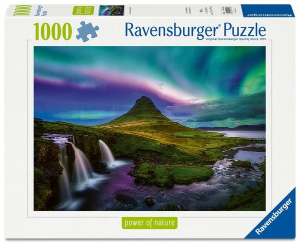 Produktbild: Erwachsenenpuzzle 1000 Teile - Nordlichter &uuml;ber Kirkjufell