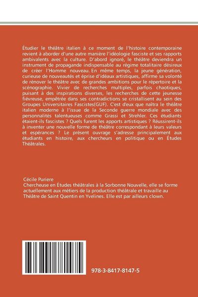 Produktbild: Le Th&eacute;&acirc;tre dans les Groupes Universitaires Fascistes