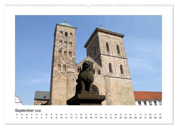 Produktbild: Die Friedensstadt Osnabr&uuml;ck (hochwertiger Premium Wandkalender 2026 DIN A2 quer), Kunstdruck in Hochglanz