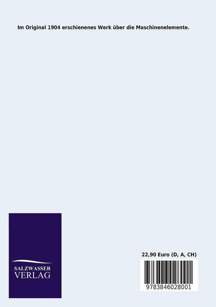 Produktbild: Die Maschinenelemente