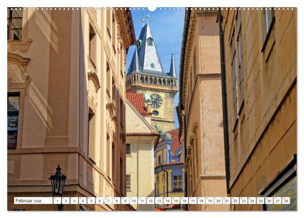Produktbild: Prag &ndash; Ein perfekter Sommertag in der Goldenen Stadt (Wandkalender 2026 DIN A2 quer), CALVENDO Monatskalender