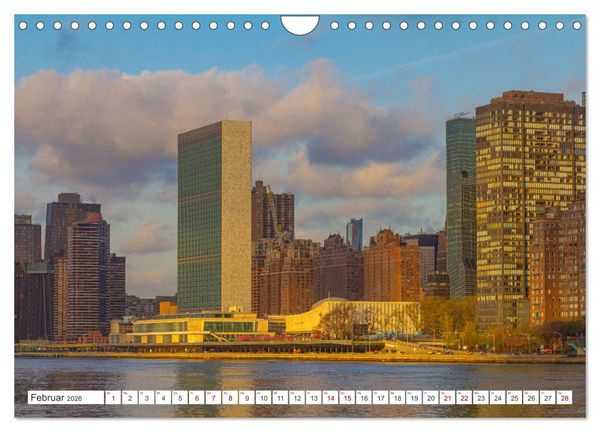 Produktbild: New York City Manhattan Perspektiven (Wandkalender 2026 DIN A4 quer), CALVENDO Monatskalender