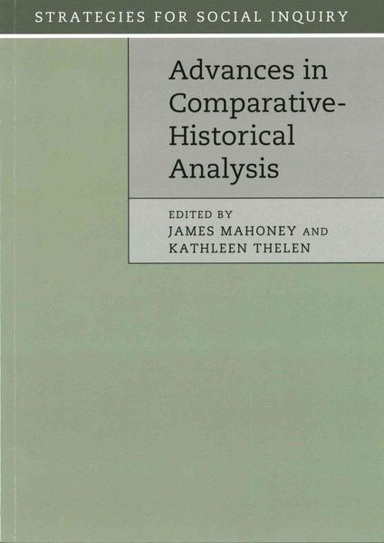 Produktbild: Advances in Comparative-Historical Analysis