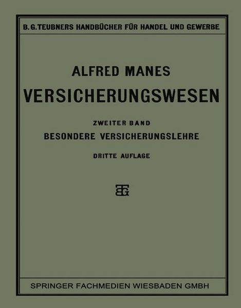 Produktbild: Versicherungswesen