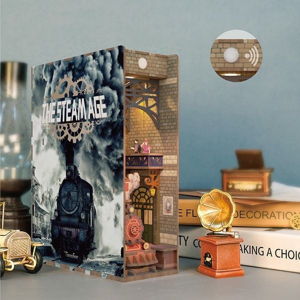 Book Nook DIY Bücherecke The Steam Age