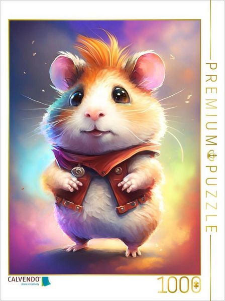 CALVENDO Puzzle Ein Hamster auf Abenteuer | 1000 Teile Lege-Größe 64x48cm Foto-Puzzle für glückliche Stunden