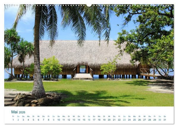 Produktbild: S&uuml;dsee-Insel Huahine - Paradies am Ende der Welt (Wandkalender 2026 DIN A2 quer), CALVENDO Monatskalender