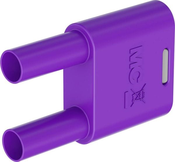 Stäubli SKS2-4N-19 Verbindungsstecker Violett Stift-Ø: 4mm Stiftabstand: 19mm 1St.