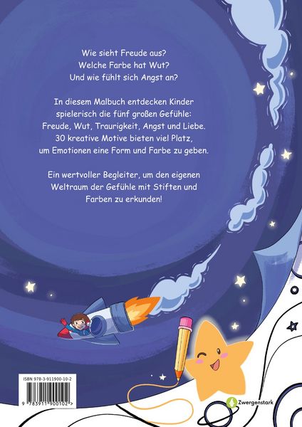 Produktbild: Im Weltraum der Gef&uuml;hle &ndash; Das Malbuch