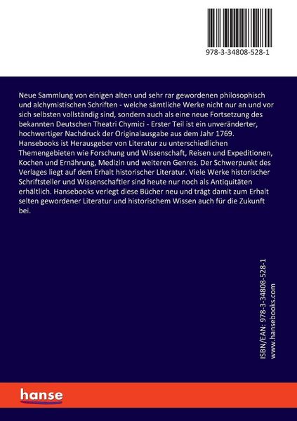 Produktbild: Neue Sammlung von einigen alten und sehr rar gewordenen philosophisch und alchymistischen Schriften