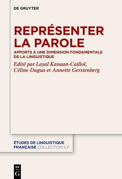 Produktbild: Repr&eacute;senter la parole
