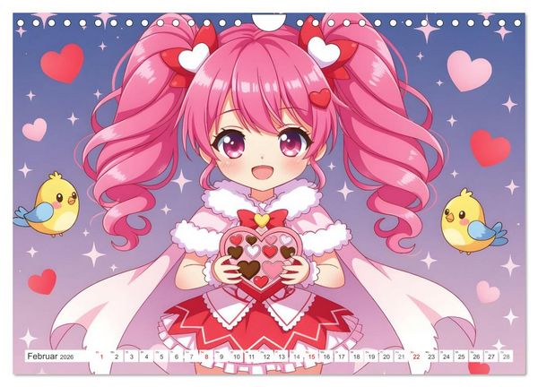 Produktbild: Kawaii Traumwelten (Wandkalender 2026 DIN A4 quer), CALVENDO Monatskalender