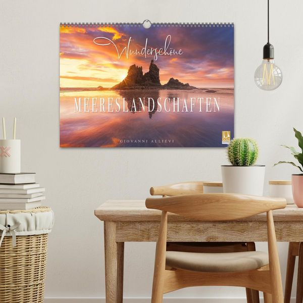 Produktbild: Wundersch&ouml;ne Meereslandschaften (Wandkalender 2026 DIN A3 quer), CALVENDO Monatskalender