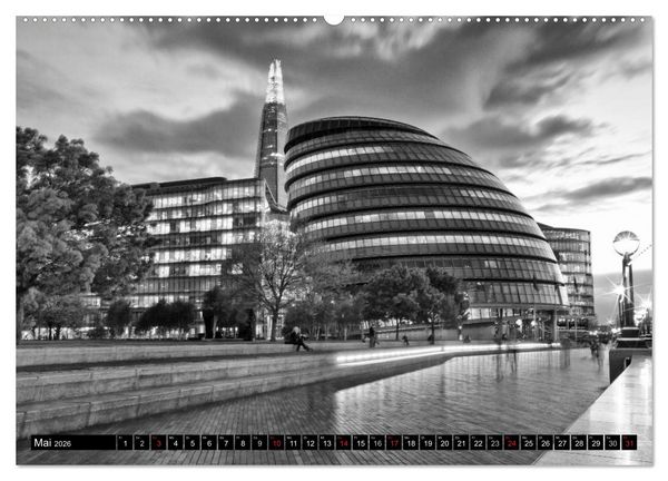 Produktbild: LONDON Stadtansichten (Wandkalender 2026 DIN A2 quer), CALVENDO Monatskalender