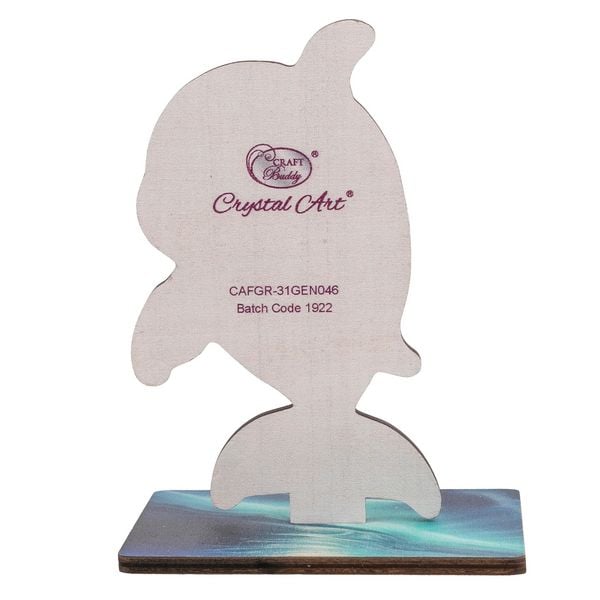 Craft Buddy Diamant-Malset „Delfin-Sonnenaufgang“ – 30x30 Cm, Mit Allem Zubehör