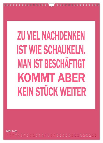 Produktbild: Memo an mich (Wandkalender 2026 DIN A3 hoch), CALVENDO Monatskalender