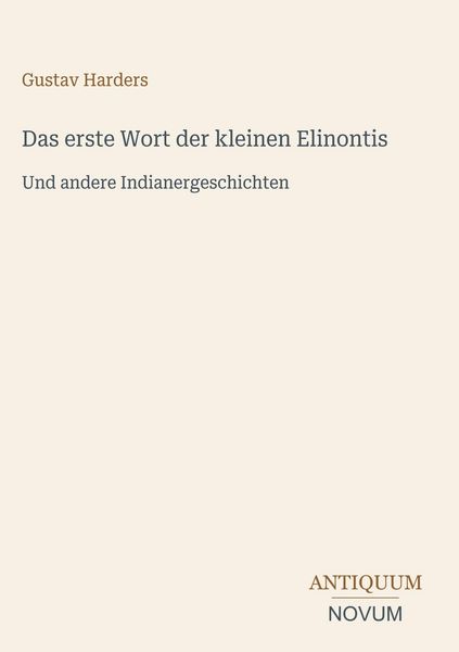 Produktbild: Das erste Wort der kleinen Elinontis