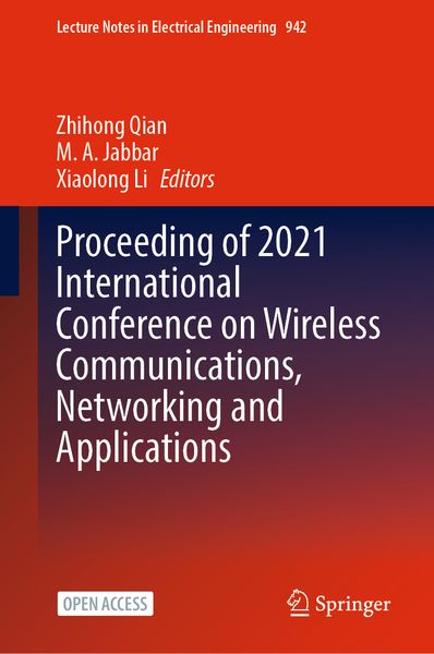 Produktbild: Proceeding of 2021 International Conference on Wireless Communications, Networking and Applications