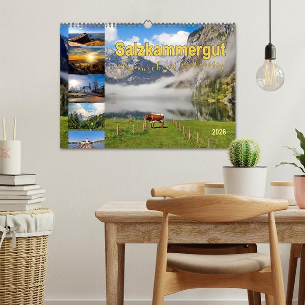 Produktbild: Salzkammergut, &uuml;berraschend vielseitig (Wandkalender 2026 DIN A3 quer), CALVENDO Monatskalender