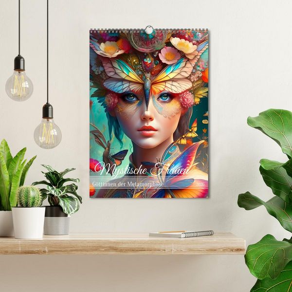 Produktbild: Mystische Frauen - G&ouml;ttinnen der Metamorphose (Wandkalender 2026 DIN A3 hoch), CALVENDO Monatskalender