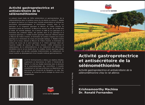 Produktbild: Activit&eacute; gastroprotectrice et antis&eacute;cr&eacute;toire de la s&eacute;l&eacute;nom&eacute;thionine