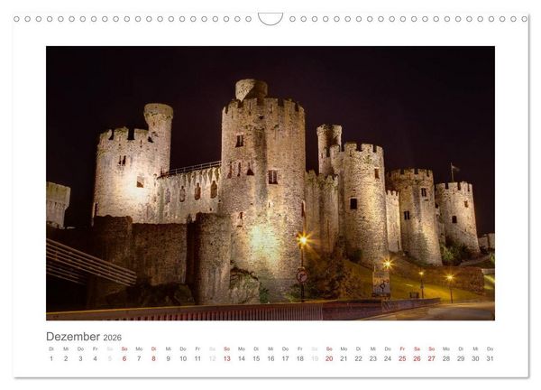 Produktbild: Wales / AT-Version (Wandkalender 2026 DIN A3 quer), CALVENDO Monatskalender