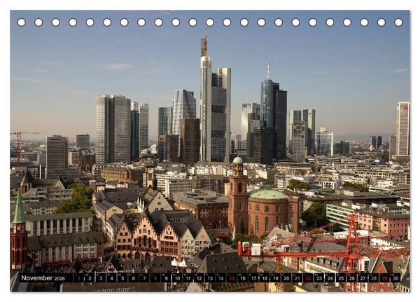 Produktbild: Frankfurt am Main (Tischkalender 2026 DIN A5 quer), CALVENDO Monatskalender