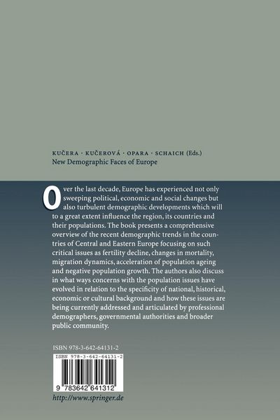 Produktbild: New Demographic Faces of Europe