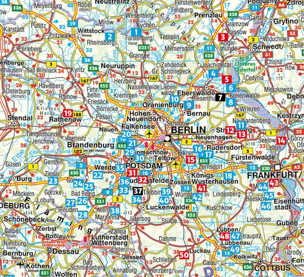 Produktbild: ROTHER Wanderf&uuml;hrer Rund um Berlin