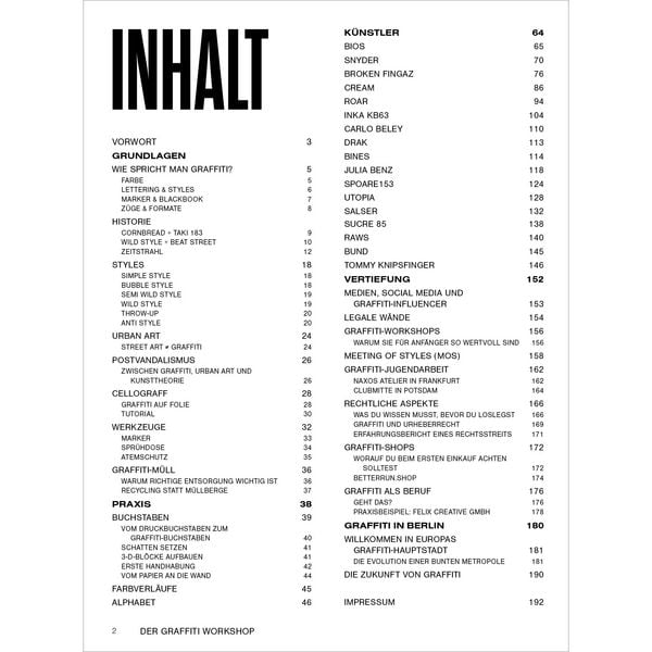 Produktbild: Der Graffiti Workshop