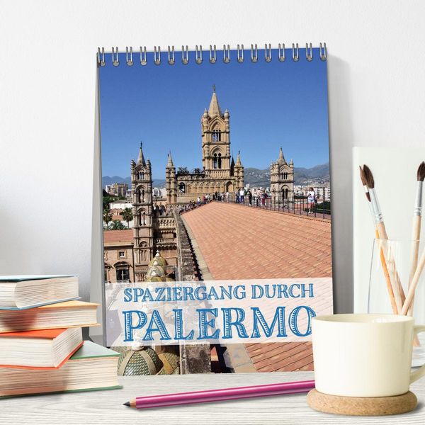 Produktbild: Spaziergang durch Palermo (Tischkalender 2026 DIN A5 hoch), CALVENDO Monatskalender