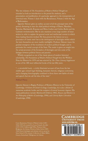 Produktbild: The Foundations of Modern Political Thought
