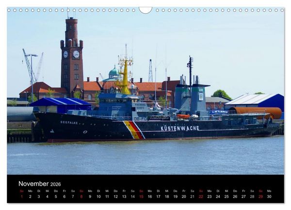 Produktbild: Cuxhaven an der Nordsee (Wandkalender 2026 DIN A3 quer), CALVENDO Monatskalender