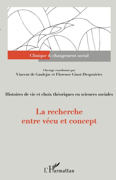 Produktbild: La recherche entre v&eacute;cu et concept