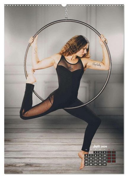 Produktbild: Aerial Hoop Magic (Wandkalender 2026 DIN A2 hoch), CALVENDO Monatskalender