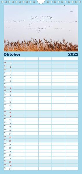 Produktbild: Familienplaner Ostsee im Winter (Wandkalender 2022 , 21 cm x 45 cm, hoch)