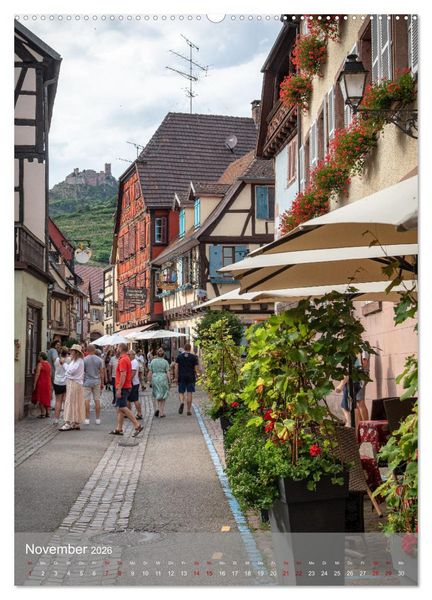 Produktbild: Ribeauville (Wandkalender 2026 DIN A2 hoch), CALVENDO Monatskalender