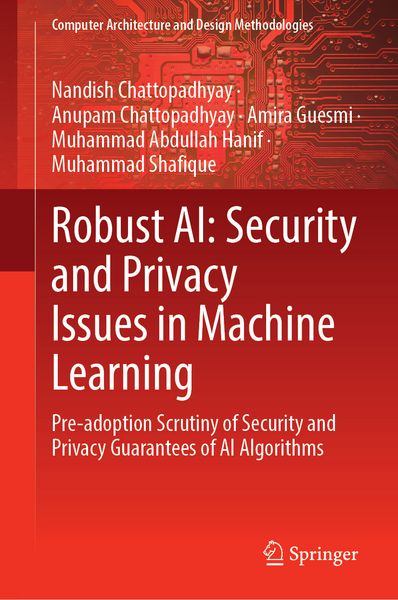 Produktbild: Robust AI: Security and Privacy Issues in Machine Learning