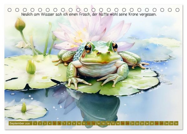 Produktbild: Neulich am Wasser (Tischkalender 2026 DIN A5 quer), CALVENDO Monatskalender